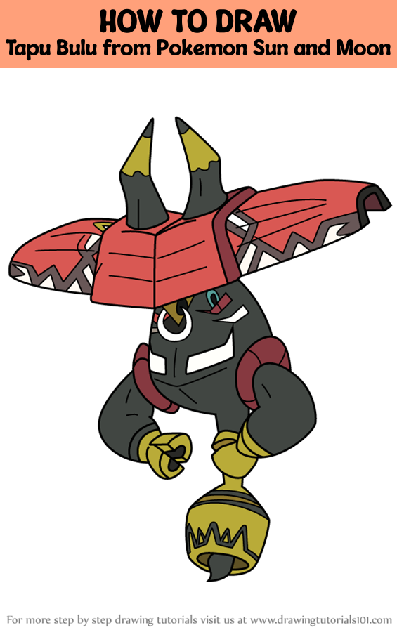 How to Draw Tapu Bulu from Pokemon Sun and Moon (Pokémon Sun and Moon