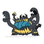 How to Draw UB-05 Glutton from Pokemon Sun and Moon