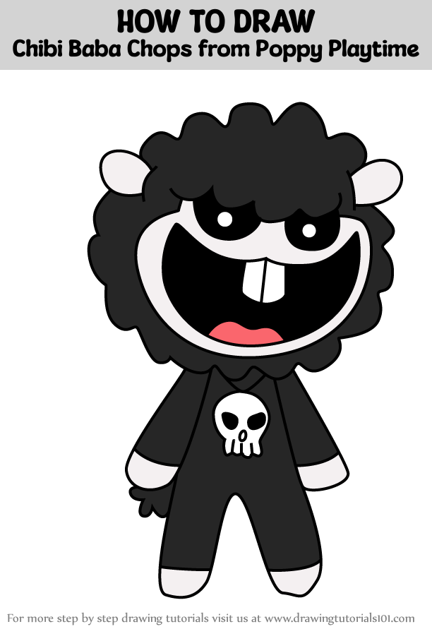 How to Draw Chibi Baba Chops from - How To Draw Chibi Baba Chops From Poppy Playtime Step 0 Large Og 