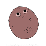 How to Draw Pet Rock from Poppy Playtime