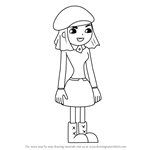 How to Draw Adrea from Professor Layton