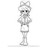 How to Draw Amelia Ruth from Professor Layton