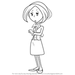 How to Draw Donna from Professor Layton