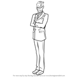 How to Draw Flynch from Professor Layton