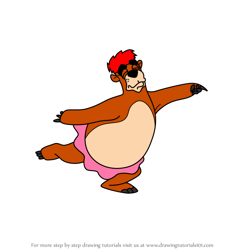 How to Draw Belobrodnik from Putt-Putt