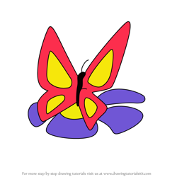 How to Draw Butterfly from Putt-Putt