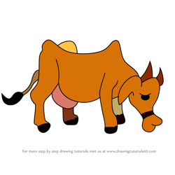 How to Draw Clara the Dairy Cow from Putt-Putt