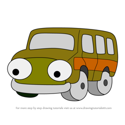 How to Draw Mr. Parts and Service from Putt-Putt