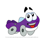 How to Draw Putt-Putt from Putt-Putt