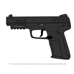 How to Draw 5.7 USG Pistol from Rainbow Six Siege