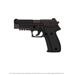 How to Draw P226 Mk 25 Handgun from Rainbow Six Siege