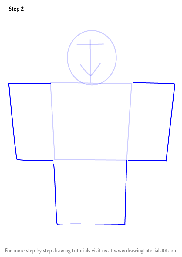 Learn How to Draw Noob from Roblox (Roblox) Step by Step : Drawing