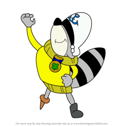 How to Draw Captain Drydock from SPY Fox