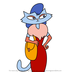 How to Draw Russian Blue from SPY Fox