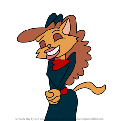 How to Draw Stewardess from SPY Fox