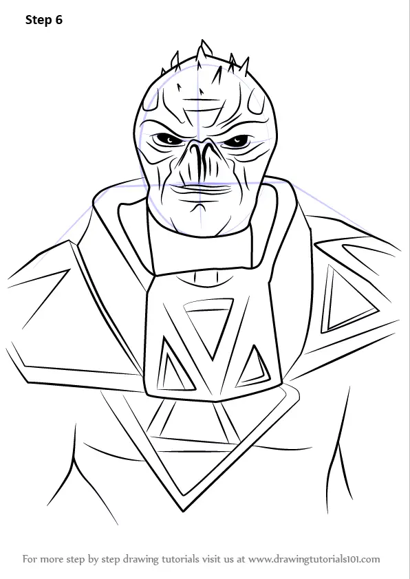 Learn How to Draw Zinyak from Saints Row (Saints Row) Step ... - 596 x 842 png 93kB
