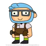 How to Draw Poindexter from Scribblenauts
