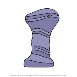 How to Draw Cave Pillar from Slime Rancher 2