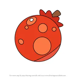 How to Draw Pogofruit from Slime Rancher 2