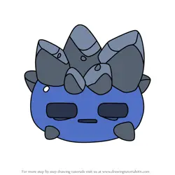 How to Draw Rock Slime from Slime Rancher 2
