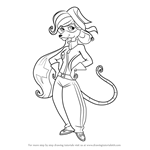 How to Draw Penelope from Sly Cooper