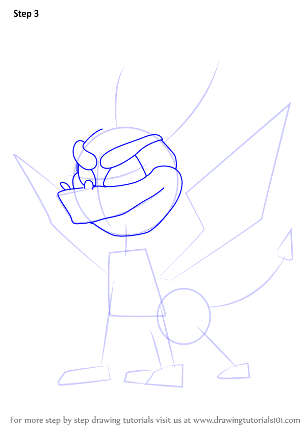 How to Draw Spyro the Dragon from Spyro (Spyro) Step by Step