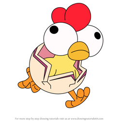 How to Draw Chicken from Squad Busters