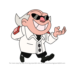 How to Draw Dr. T from Squad Busters