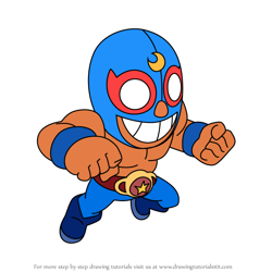 How to Draw El Primo from Squad Busters