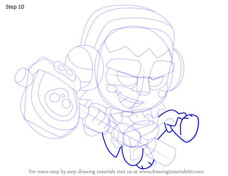 How to Draw Frank from Squad Busters (Squad Busters) Step by Step ...