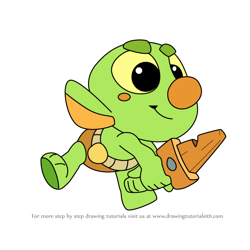 How to Draw Goblin from Squad Busters