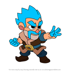 How to Draw Ice Wizard from Squad Busters
