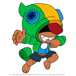 How to Draw Leon from Squad Busters