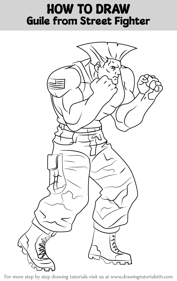 guile (street fighter and 1 more) drawn by fefeather