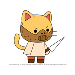 How to Draw Chef will from StrikeForce Kitty