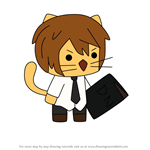 How to Draw Executioner from StrikeForce Kitty