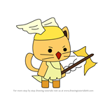 How to Draw Hermes from StrikeForce Kitty