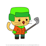 How to Draw Jew from StrikeForce Kitty