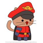 How to Draw Ofcourse from StrikeForce Kitty