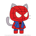 How to Draw Pit from StrikeForce Kitty