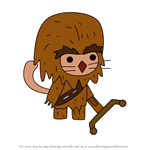 How to Draw Shewshaka from StrikeForce Kitty