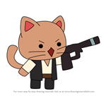 How to Draw Smuggler from StrikeForce Kitty