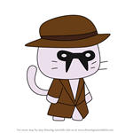 How to Draw Walter from StrikeForce Kitty