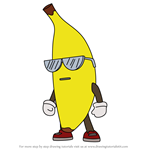 How to Draw Banana Guy from Stumble Guys
