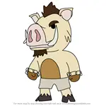 How to Draw Porkchop from Stumble Guys