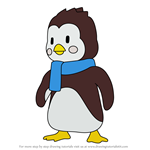 How to Draw Willy Penguin from Stumble Guys
