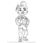 How to Draw Aina from Subway Surfers