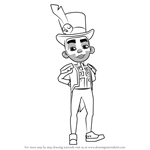 How to Draw Eddy from Subway Surfers