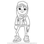How to Draw Jake from Subway Surfers