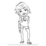How to Draw Kim from Subway Surfers